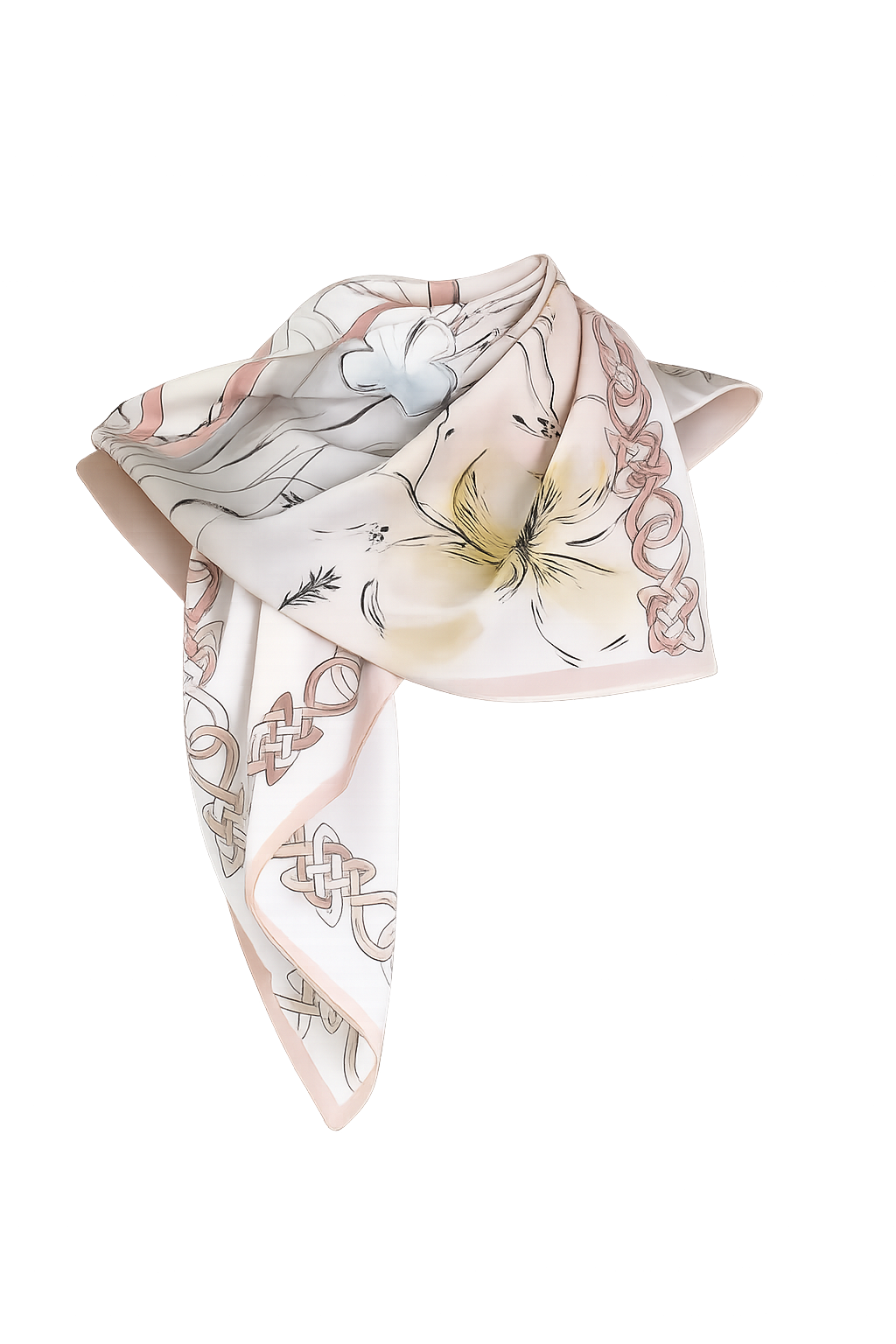Floral Ornament Scarf Armenian By Origin