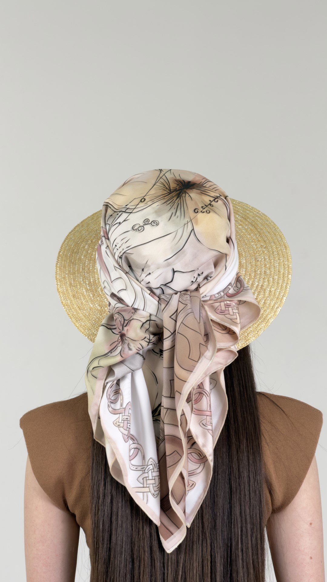 Floral Ornament Scarf Armenian By Origin