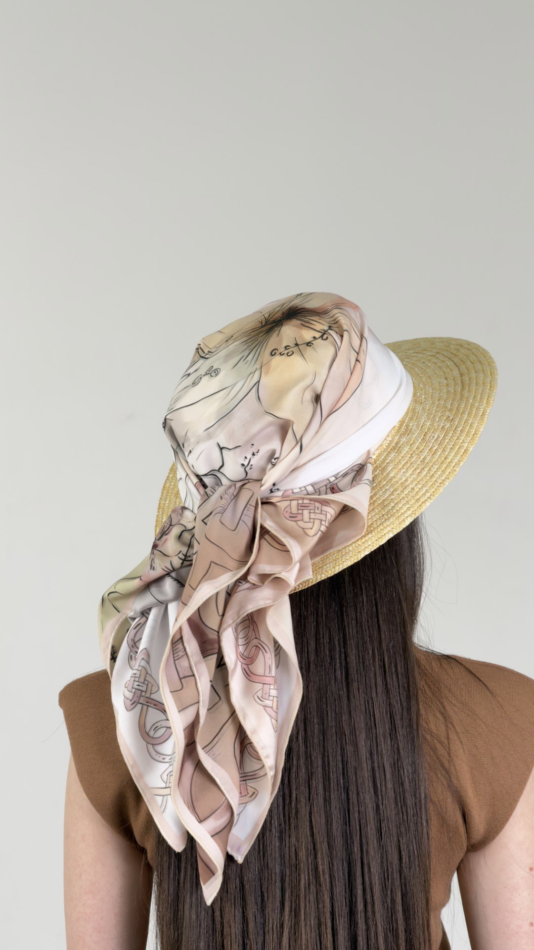 Floral Ornament Scarf Armenian By Origin