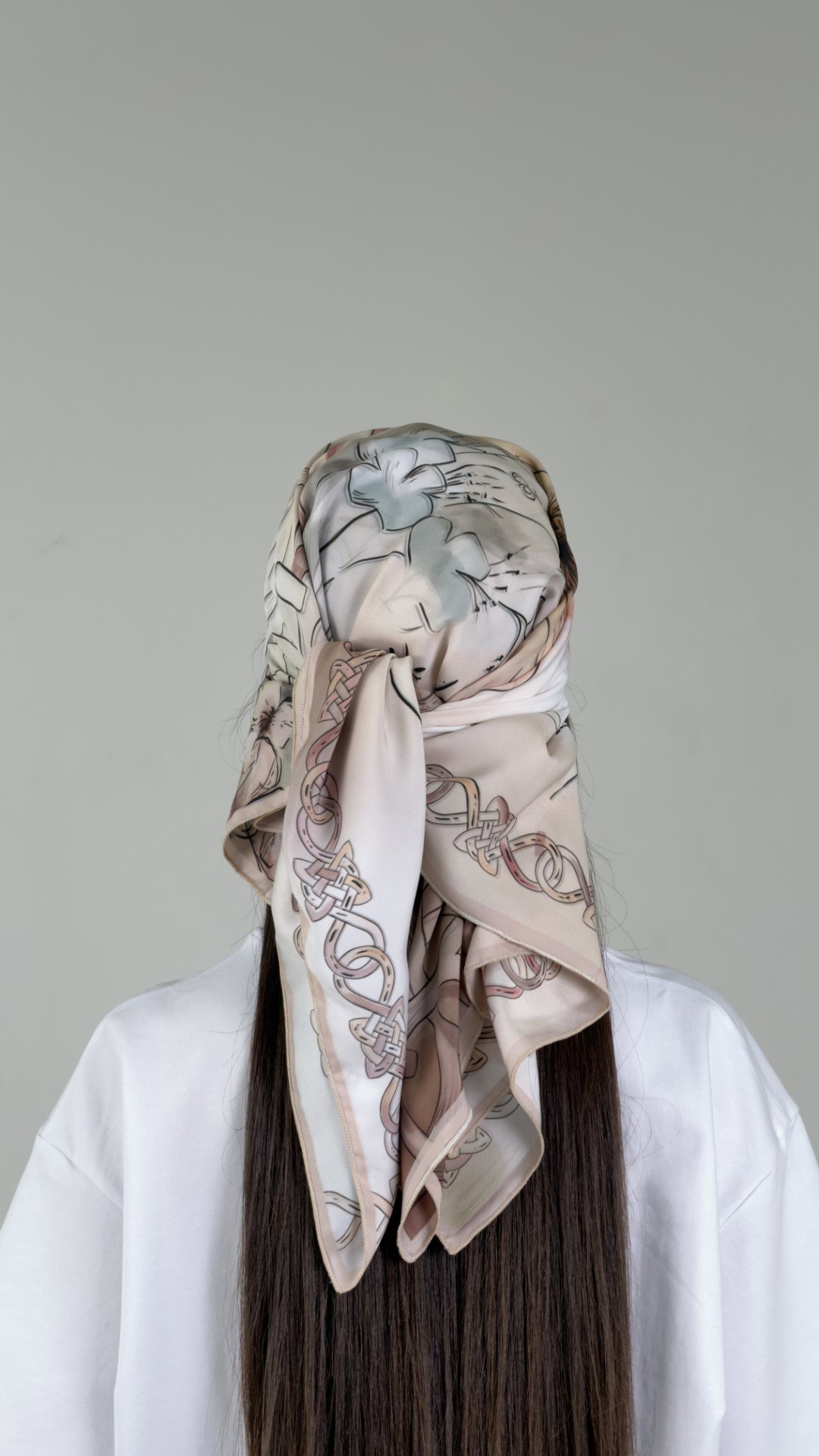 Floral Ornament Scarf Armenian By Origin